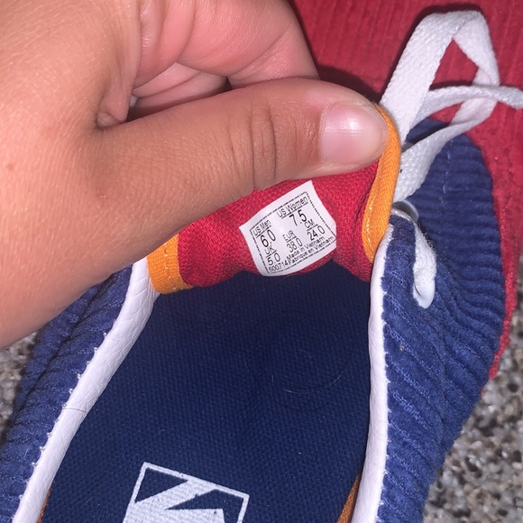 Colorblock corduroy Vans - Picture 3 of 3